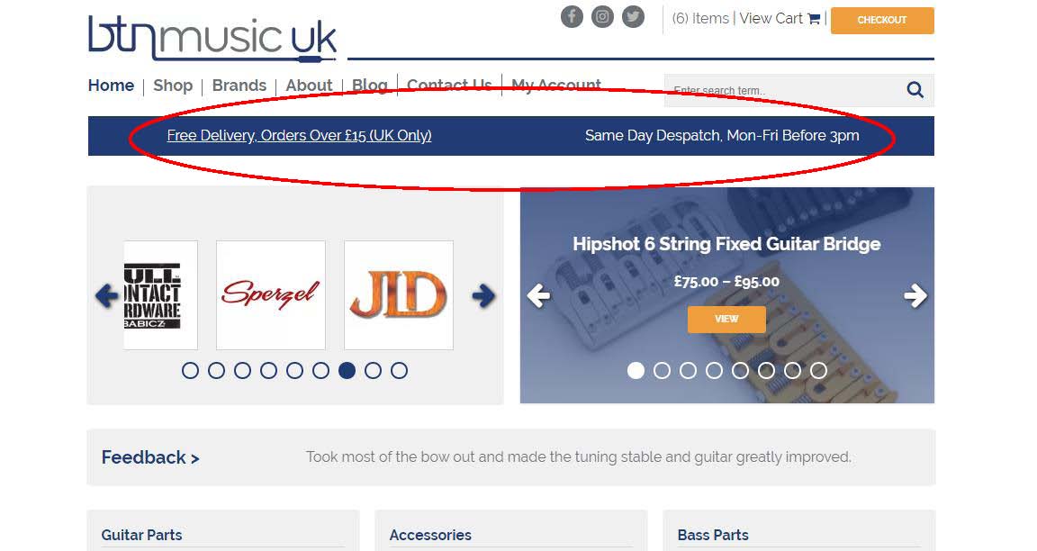 Website Updates, Store Notice and Tracking Info